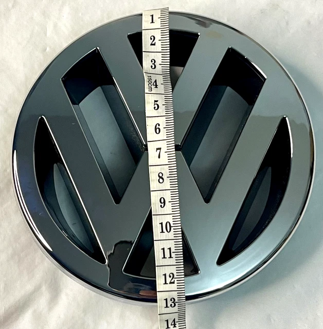 127mm  VW GOLF 5  MK5 2003-2008 FRONT GRILLE BADGE CHROME LOGO 1T0853601A