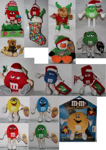 - M&M's/M&M Plüsch Plüschfigur AUSSUCHEN: Elf,Elch, Bär,Weihnachtsstiefel