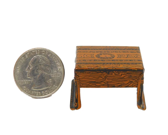 1920's MARX NEWLYWEDS TIN TABLE for LIBRARY or PARLOR ROOM FURNITURE DOLLHOUSE 1920's MARX NEWLYWEDS TIN TABLE for LIBRARY or PARLOR ROOM FURNITURE DOLLHOUSE