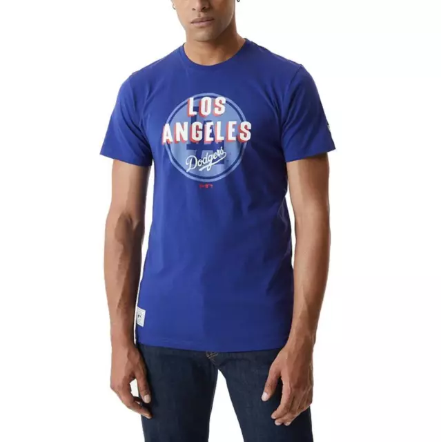 New Era MLB Hertiage Graphic Los Angeles Dodgers T-Shirt Herren blau 37780