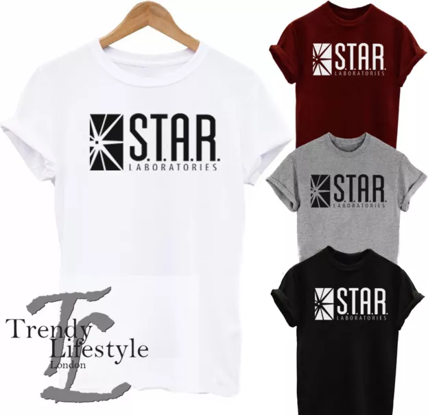 Star Laboratories Unisex T-Shirt The Flash Trendy Mens Womens Kids 100% Cotton