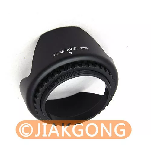 58mm 58 mm Lens Hood (Screw Mount)  Petal Crown Flower Shape