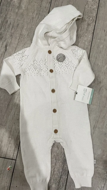 Carters Little Planter Organic Knitted Hooded Sweater One Piece Size 6m New