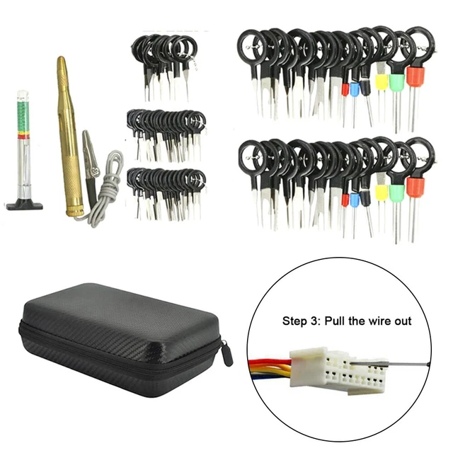 Kit D'extraction De Bornes De Câblage Auto - 36 Pièces, Acier Inox, Pour Connecteurs électriques
