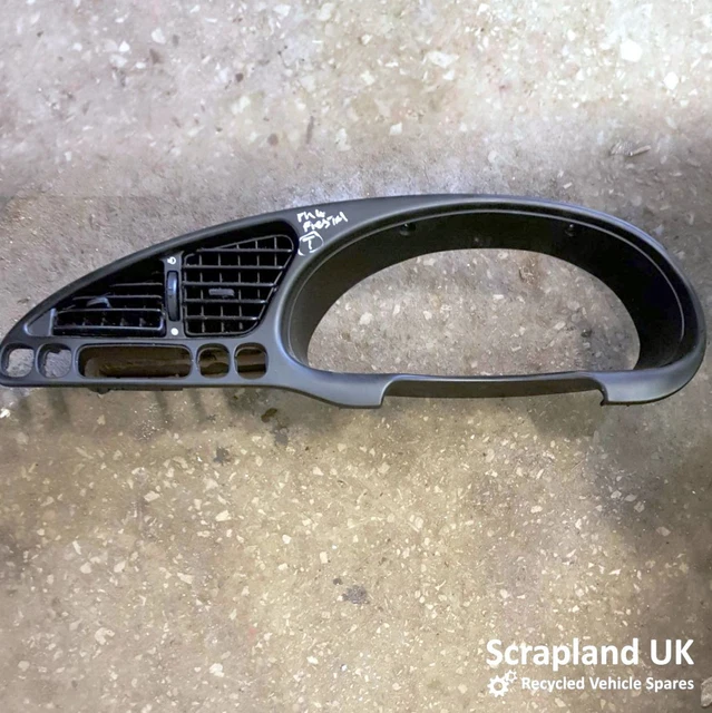Used Speedometer Trim Bezel Dash Surround Panel For 1997-2002 Ford Escort & Mercury Tracer 4-Door – Black/Gray
