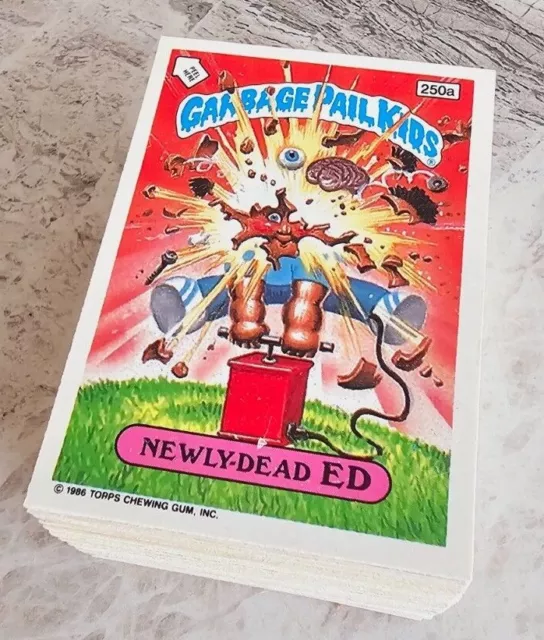 Carte Garbage Pail Kids Les Crados card Topps de 1988 Paddlin