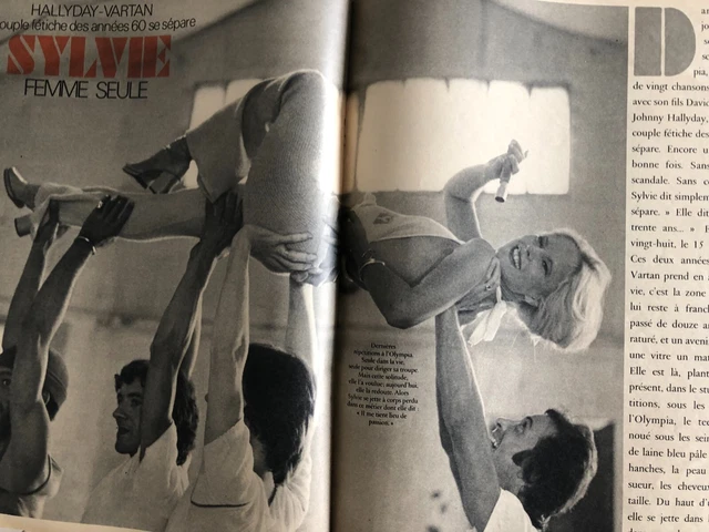 ミClipping ミSYLVIE VARTAN & JOHNNY HALLYDAY: THE SEPARATIONミ August 1972ミ