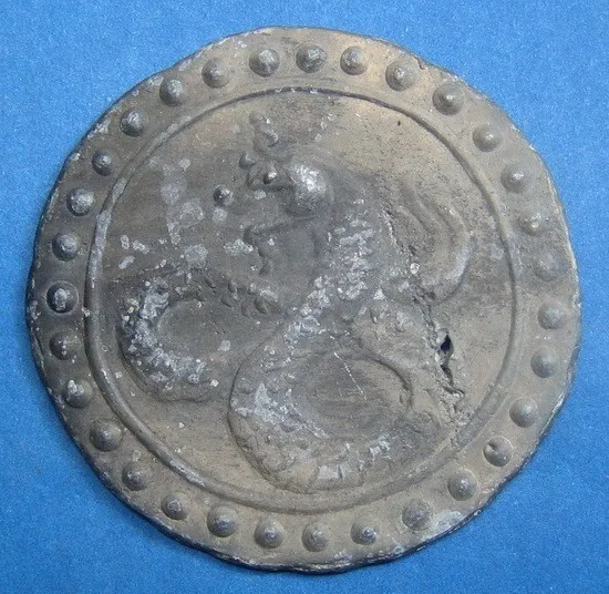 18th circa.--SOUTHEAST ASIA--ANCIENT COIN---NAGA(SERPENT)---63 mm.--rare