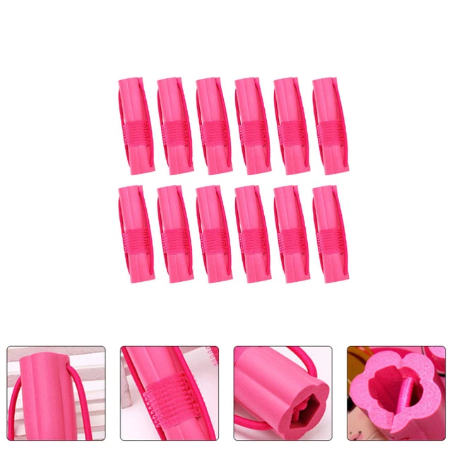 12 piezas Self Grip Hair Rollers rizador fácil de usar HAZLO TÚ MISMO Curling