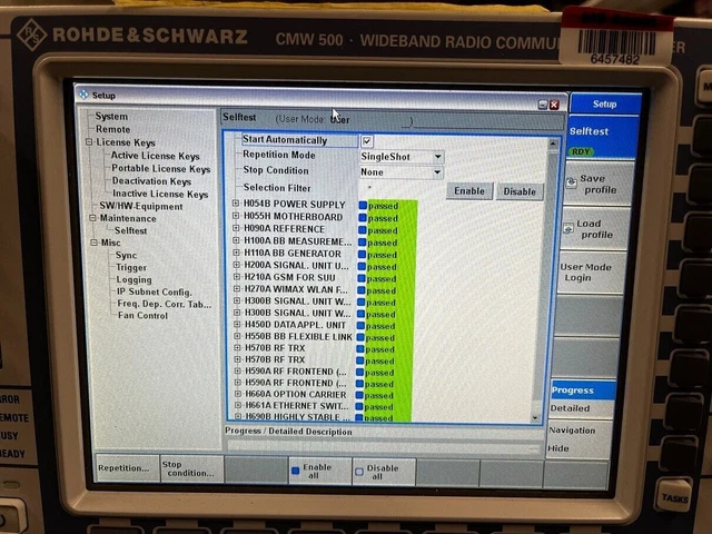 Rohde & Schwarz CMW500, Breitband-Funkkommunikationstester – Voll...
