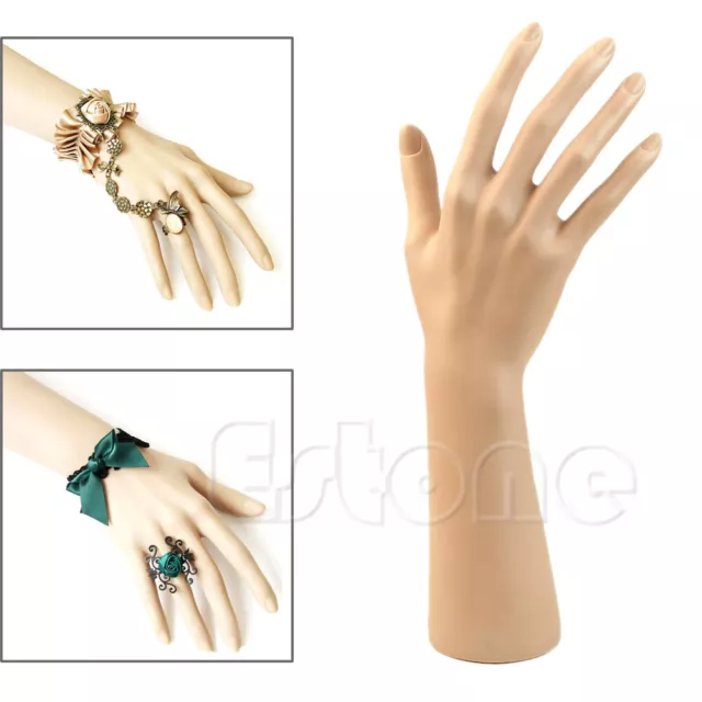 Nail Art Fake Model Watch Bracelet Gloves Stand Display Mannequin Hand