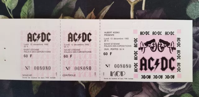 RARE / TICKET BILLET CONCERT - AC/DC AC / DC : LIVE A PARIS STADE DE FRANCE  2015
