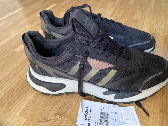 Adidas Originals Retropy P9 Herren Schuhe Freizeit Sneaker H03085 schwarz neu