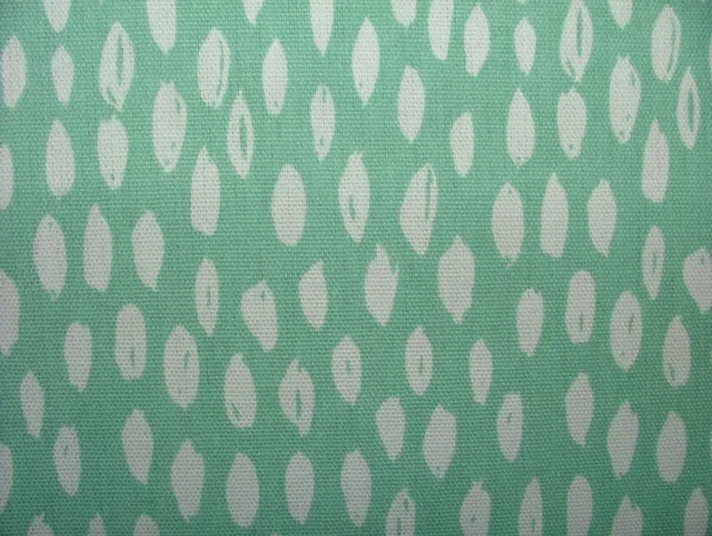 4 Metres Bayside Mint Green Cotton Curtain Upholstery Cushion Roman Blind Fabric