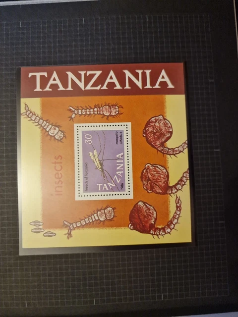 Tanzania 1987 Sg Ms526 Insects Mnh