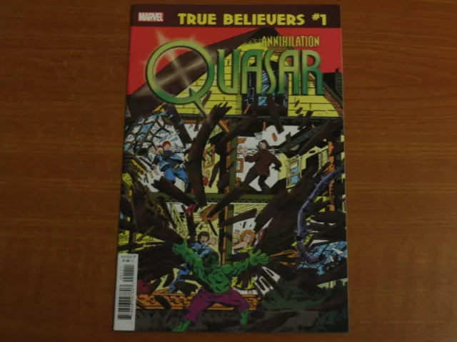 Marvel Comics True Believers #1: Annihilation QUASAR Feb. 2020 Trish Starr, Hulk