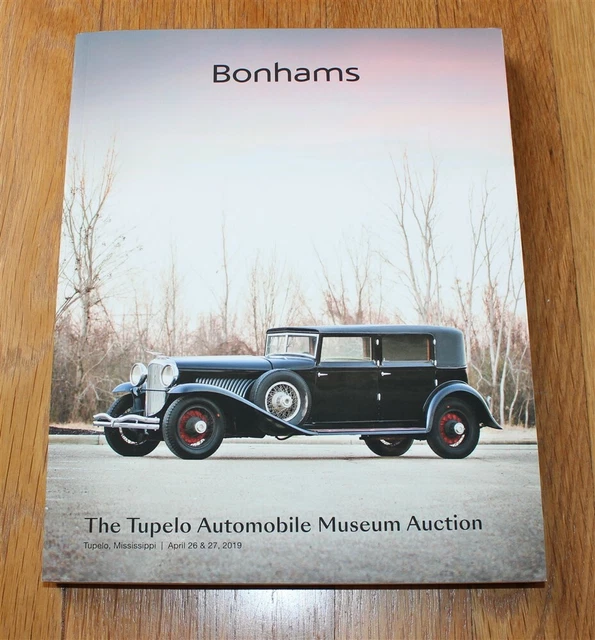 BONHAMS TUPELO MUSEUM Collector Car 2019 Auction Catalog Book Tucker