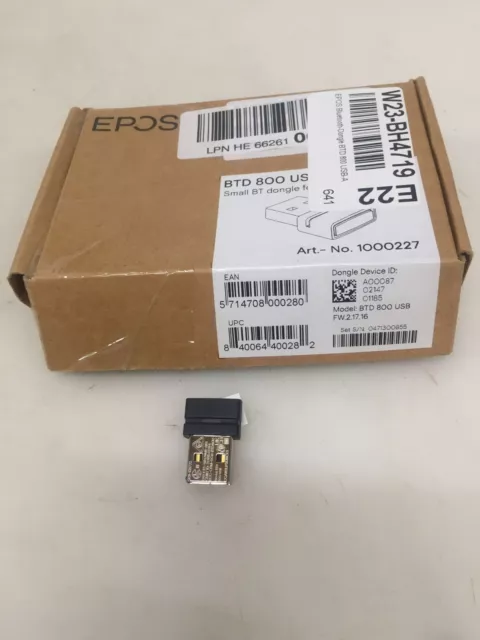 Epos 1000227 BTD 800 USB Dongle D