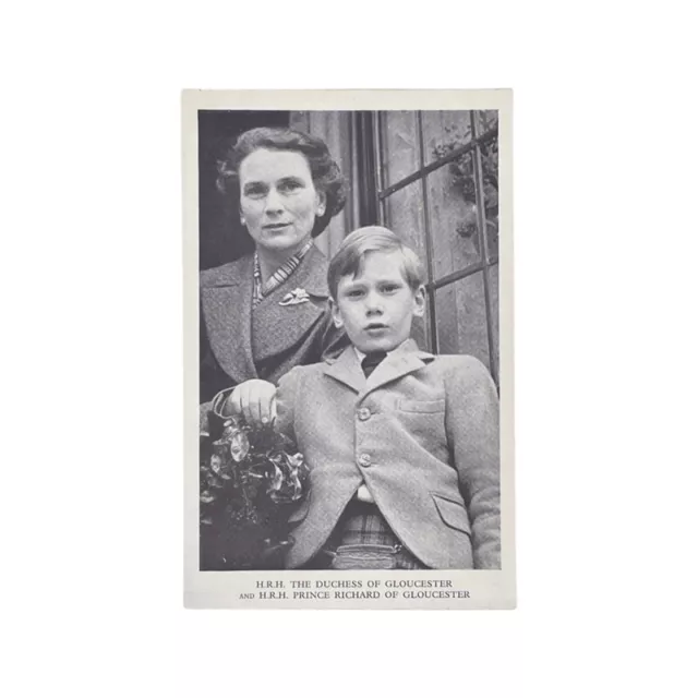 The Duchess Of Gloucester &  Prince Richard Of Gloucester; c1955, Postcard