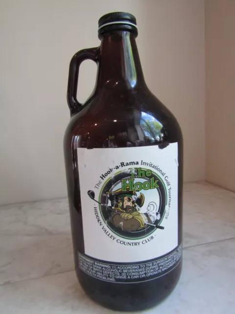 The Annex by Epic Brewing 64 oz Dark Glass Bottle Jug "Hook-A-Rama Golf Tourney"