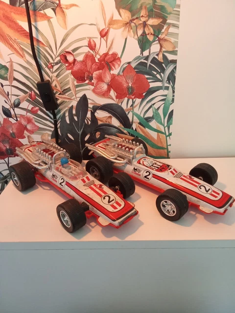 Jouet Ancien – Voiture Ferrari En Tôle 1960 – 22 Cm – France – état Parfait