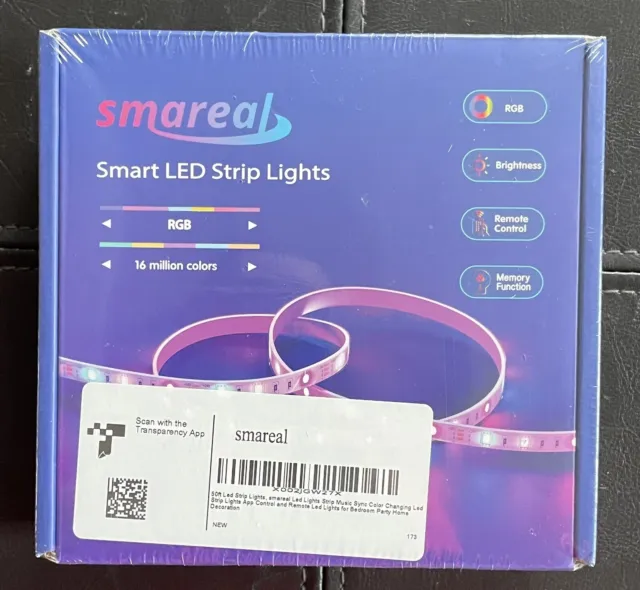 Smareal Smart LED Strip Lights 50ft