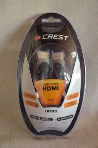 Crest High Speed  1.5 Metre HDMI  Cable  BRAND NEW