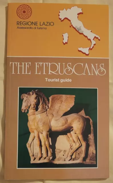 Vintage 1985. NEW The Etruscans Tourist Guide Regione Lazio Tourist Board Roma