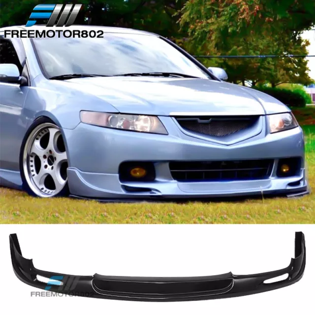 Fits 04-05 Acura TSX Mugen Style Front Bumper Lip Spoiler PU