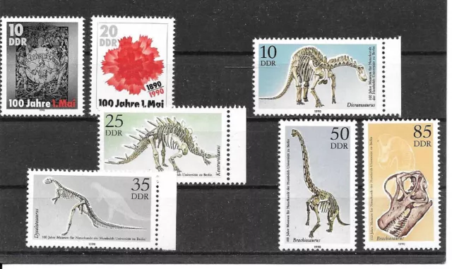 Briefmarken Deutschland DDR Mi.Nr.  3322 - 3328  Postfrisch