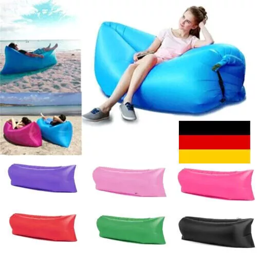 Aufblasbares Luftsofa Air Lounger Sitzsack  Sofa Campen Garten Strand Schwimmen