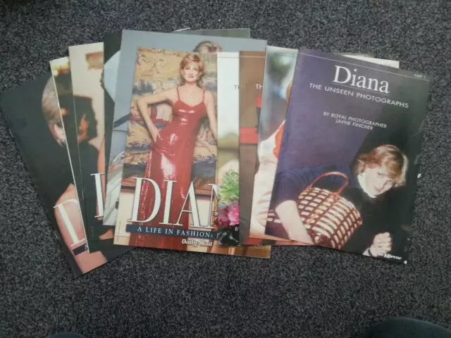 PRINCESS DIANA A Life in Fashion / Unseen Photographs Supplements Magazines x10