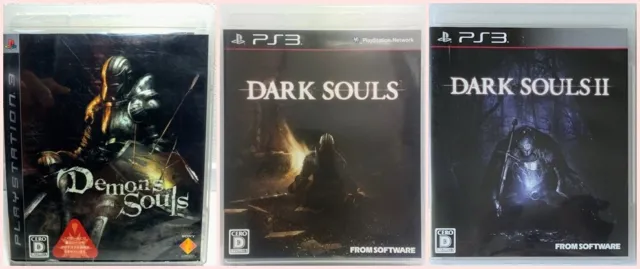 Dark Souls & Dark Souls 2 & Demons Souls Sony Playstation3 PS3 used "very good"