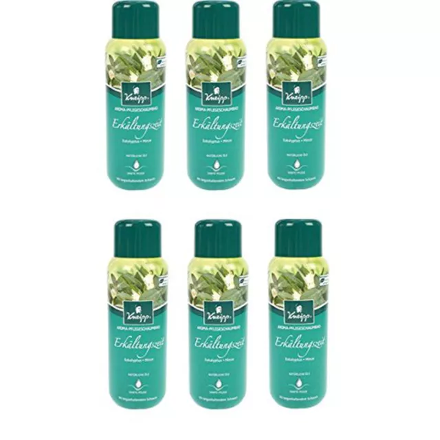 Kneipp Aroma-Pflegeschaumbad Erkältungszeit Eucalyptus, 6er Pack (6 x 400 ml)