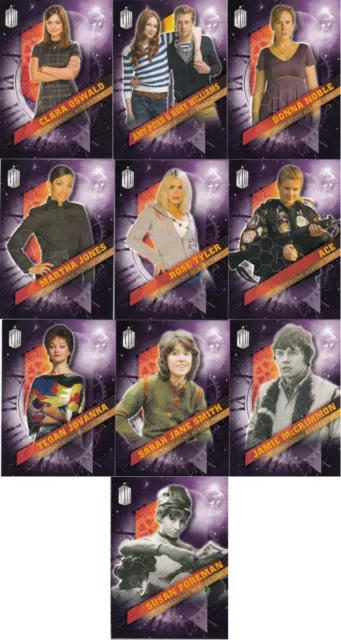 Topps Doctor Who 2016 Timeless 10 Card Companions Across Time Set