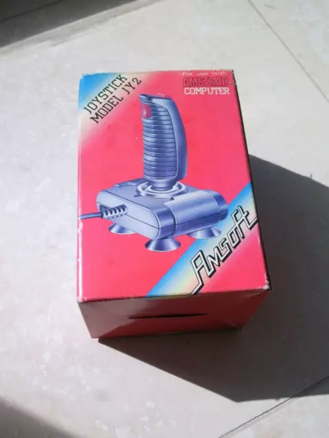 Joystick AMSOFT JY2 pour AMSTRAD parfait état et dans sa boite