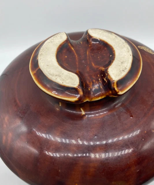 Vintage Large Brown LOCKE 1930 Porcelain/Ceramic High Voltage Insulator 4