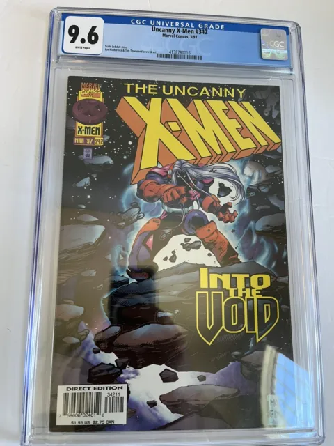 The Uncanny X-Men Vol.1 #342 CGC 9.6 NM+ Into The Void 1997 Marvel Comics