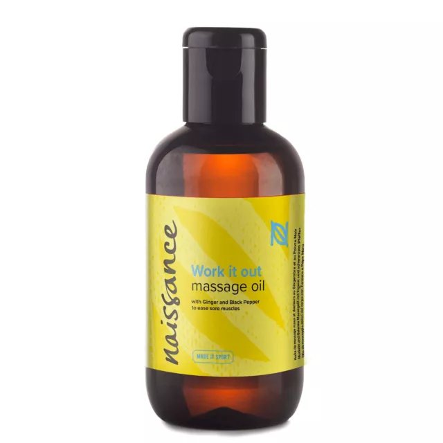 Naissance Work It Out Soothing Massage Oil - Suitable for all skin types