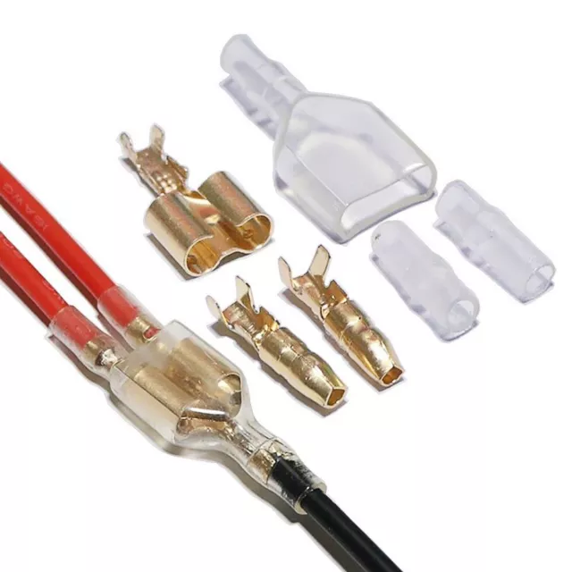 Material Male Female Transparent Sheath Wire Connection Terminal Connector Set