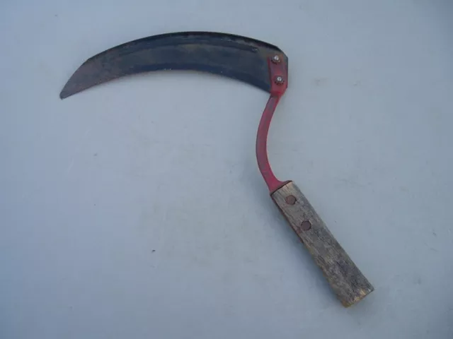 Hand Scythe Sickle Farm Vintage Old Garden Tool