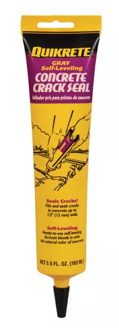 Quikrete Self-Leveling Ready to Use Cement Crack Filler 5.5 oz