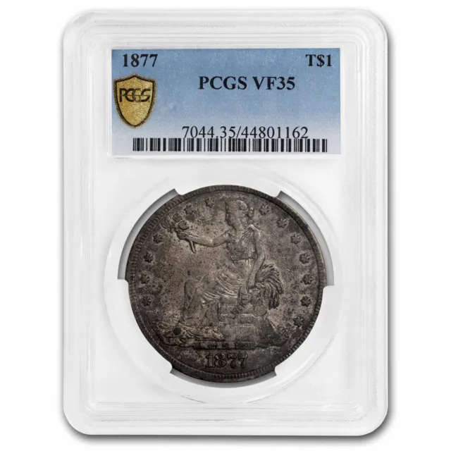 1877 Trade Dollar VF-35 PCGS