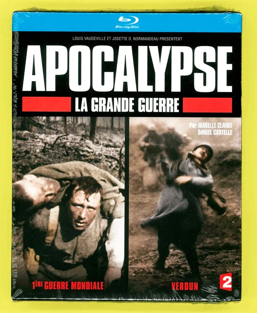 COFFRET 3 BLU-RAY APOCALYPSE LA GRANDE GUERRE (1ère GUERRE MONDIALE VERDUN) Neuf