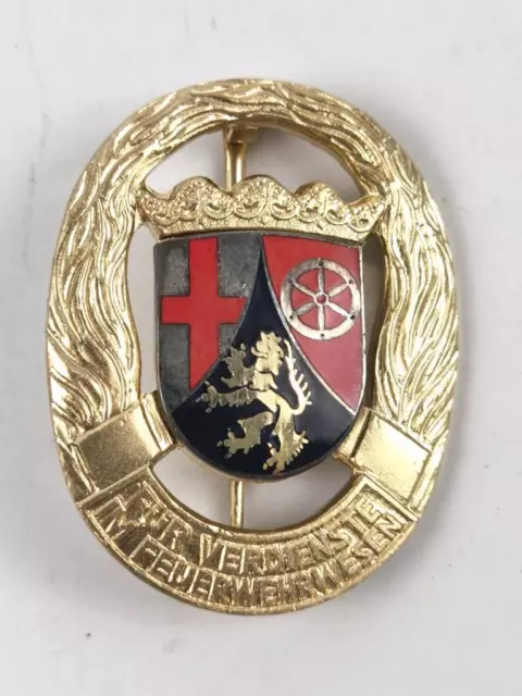Feuerwehr Ehrenzeichen 2. Modell für 35 Jahre Rheinland- Pfalz