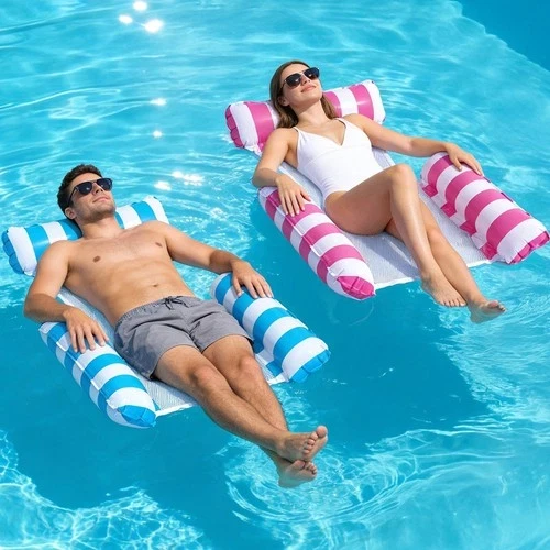 Bouée De Piscine Gonflable Adulte - Matelas Flotteur En PVC - été Plage Lac - Cadeau Vacances