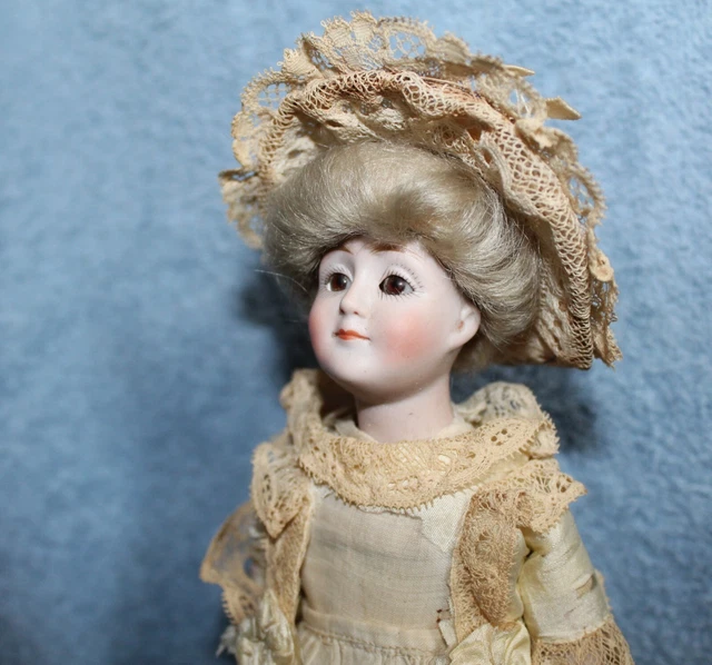 ANTIQUE~10" Doll~German~Porcelain Bisque~All Original~KESTNER GIBSON GIRL~BEAUTY 5