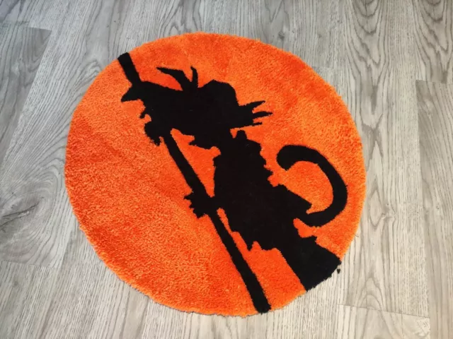 Chibi Son Goku kid tufted Rug | Customized tufting rug | Dragon Ball Carpet |