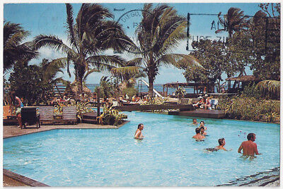 Fiji Islands Naviti Beach Resort Chrome Vintage Postcard
