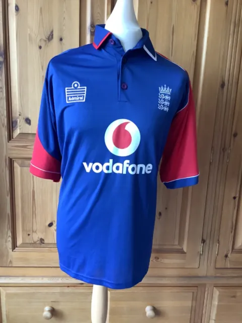 BNWT England Cricket Shirt 2006/07 Admiral Vodafone Mens ODI XL